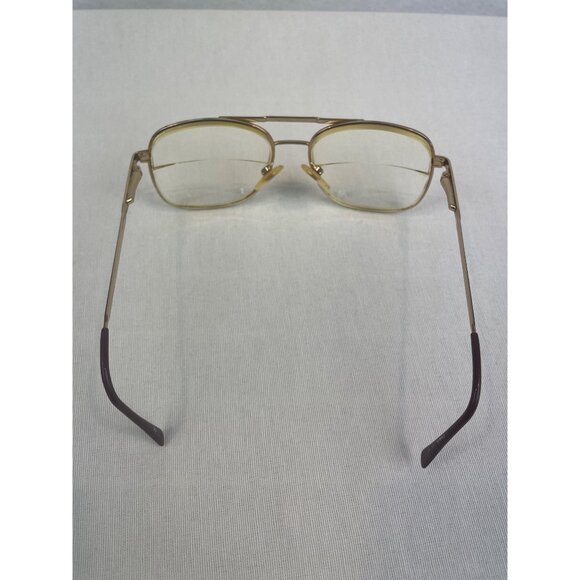 Kenmark Comfort Flex CHARLIE Eyeglass Frames Gold Wire Rim - Picture 5 of 10